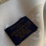 Louis Vuitton Shawl White Monogram Shine Shawl White (M74026) - Redeluxe