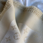 Louis Vuitton Shawl White Monogram Shine Shawl White (M74026) - Redeluxe