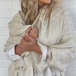 Louis Vuitton Shawl White Monogram Shine Shawl White (M74026) - Redeluxe