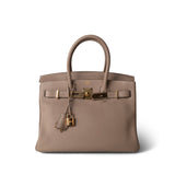 REDELUXE Birkin 30 Argile Togo Gold Plated Z Stamp - Redeluxe