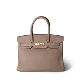 REDELUXE Birkin 30 Argile Togo Gold Plated Z Stamp - Redeluxe