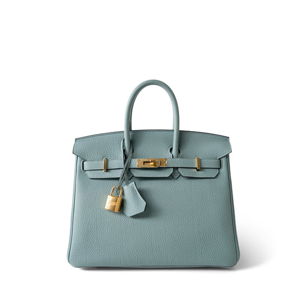 Birkin 25 Bleu Ciel Togo Gold Plated Y Stamp – REDELUXE