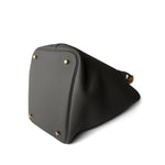 REDELUXE Picotin Lock 22 Gris Meyer Taurillon Clemence Gold Plated U Stamp - Redeluxe