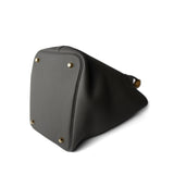 REDELUXE Picotin Lock 22 Gris Meyer Taurillon Clemence Gold Plated U Stamp - Redeluxe