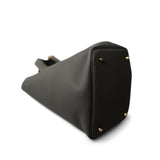 REDELUXE Picotin Lock 22 Gris Meyer Taurillon Clemence Gold Plated U Stamp - Redeluxe